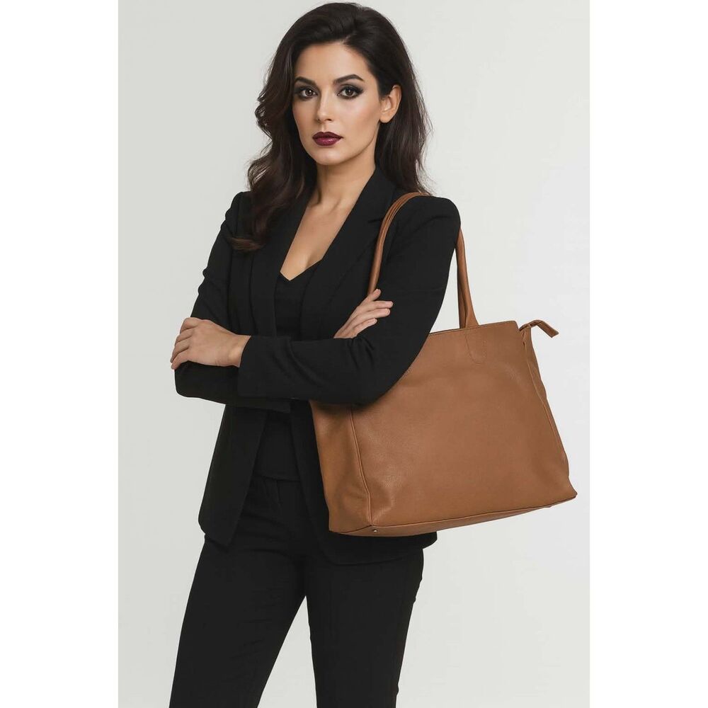 Charming Charlie Tote BAG Overnight Handbag SHOULDER Vegan Leather WOMENS WOMANS
